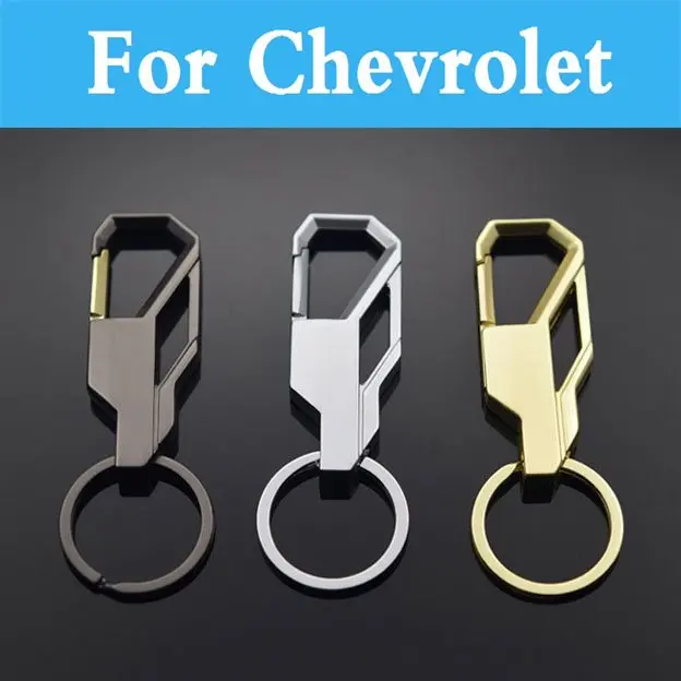 Car Styling Metal Keychain Cool Luxury Key Ring Fit For Chevrolet Lanos Malibu Metro Monte Carlo MW Niva Sail Sonic Spark | Автомобили и