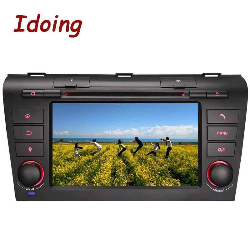 Sale Idoing 2Din Android7.1 For Mazda3 Steering-Wheel Car DVD Multimedia Video Player Fast Boot 4Core 2G+16g GPS Navigation bluetooth 3