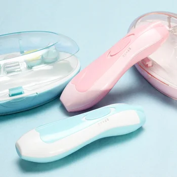 

Baby Nail File Electric Clippers with LED Front Light Newborn Toddler Toes Nail Trimmer Kit MH88