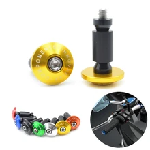 7 8 22 motorcycle handlebar cap font b motocross b font handle bar grips ends for