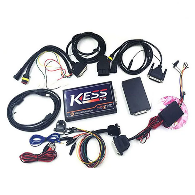 Новейший KESS V2 V4.036 Мастер Версия OBD2 менеджер Тюнинг Комплект KTAG V6.070 ECU чип программист работает для автомобиля/грузовика/лодки