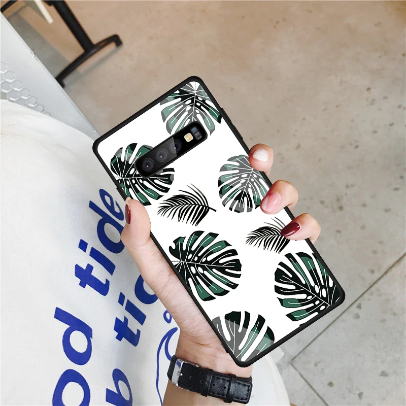 Модный симпатичный чехол с рисунком сердца для Samsung Galaxy S10 Plus S10e защитный из