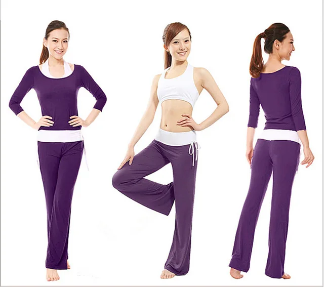 Female yoga clothes set yoga clothing yoga wear fitness aerobics ...