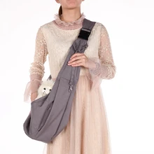 Hands-free Реверсивный маленькая собака кошка слинг переноска Сумка вместительная сумка для путешествий мягкая удобная двухсторонняя сумка через плечо сумка для переноски