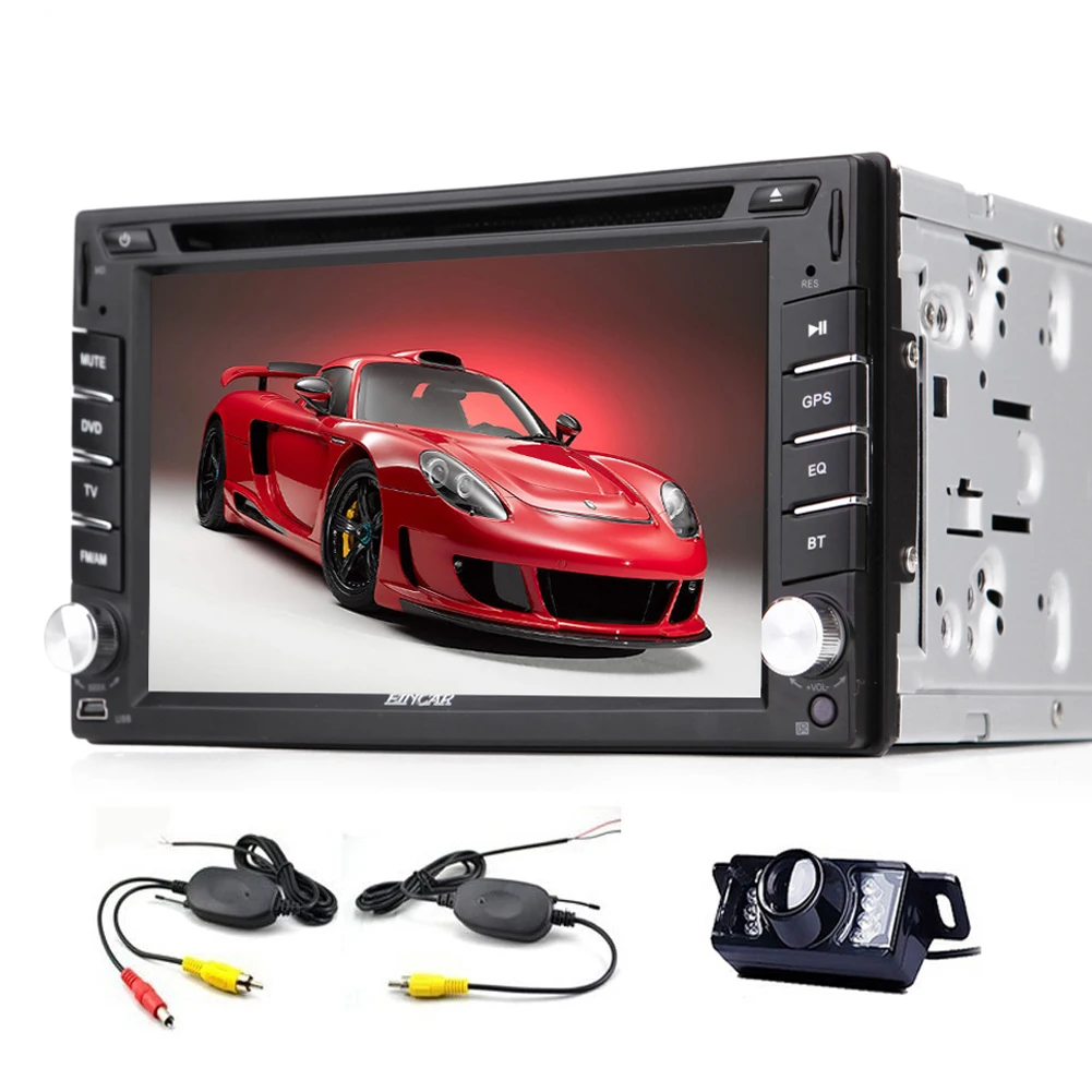 6 2 ''HD емкостный сенсорный экран автомобильный CD DVD Радио стерео в dash Авторадио