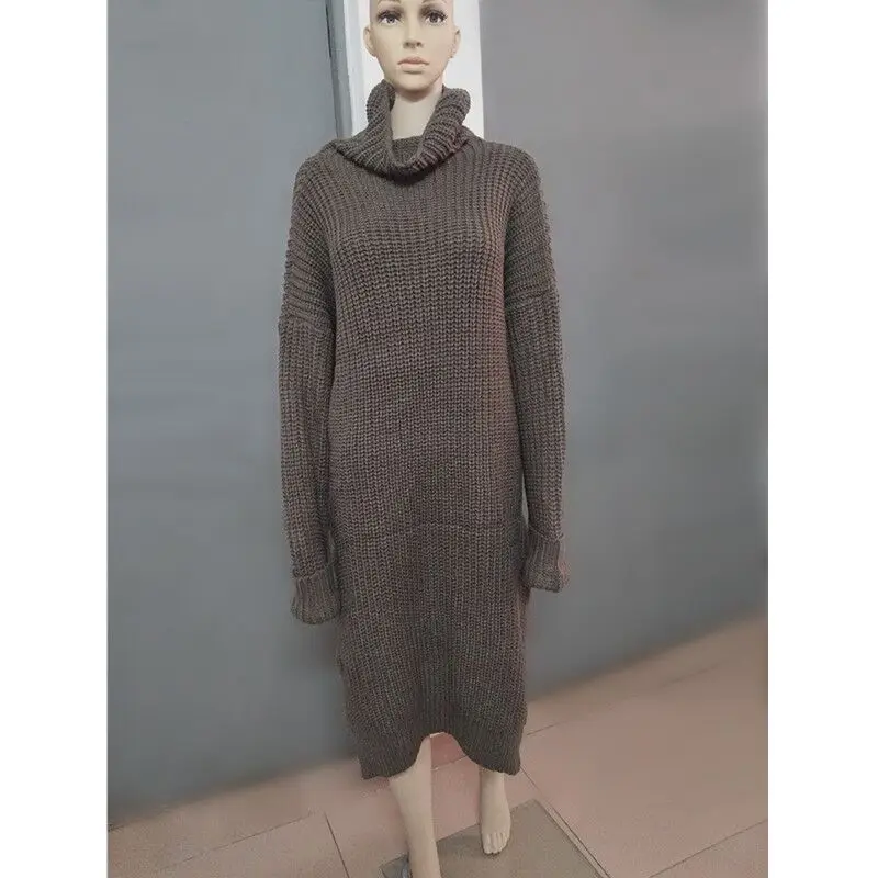 thick knit sweater dress
