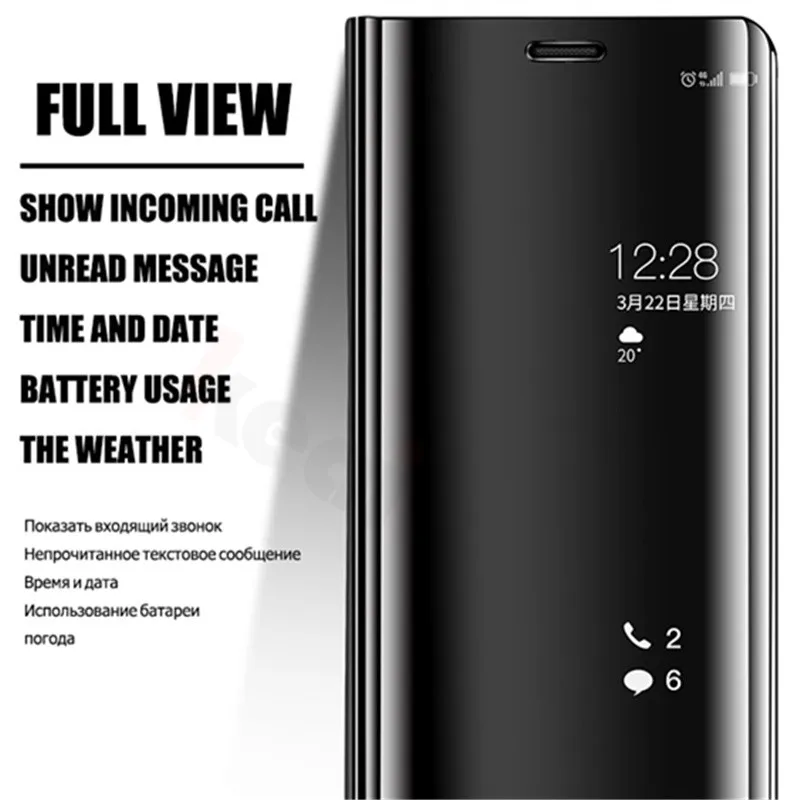 Luxury Mirror Flip Standing Case for Xiaomi Redmi Note 7 6 Pro Leather Cover for Coque Xiaomi mi9 8se Poco F1 Mobile Accessories Luxury Mirror Flip Standing Case for Xiaomi Redmi Note 7 6 Pro Leather Cover for Coque Xiaomi mi9 8se Poco F1 Mobile Accessories
