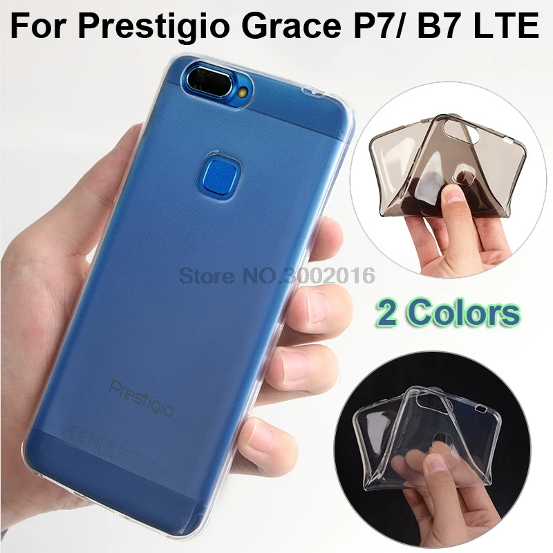 Мягкий чехол для Prestigio Grace B7 LTE силиконовый задней крышки телефона P7 защитный из
