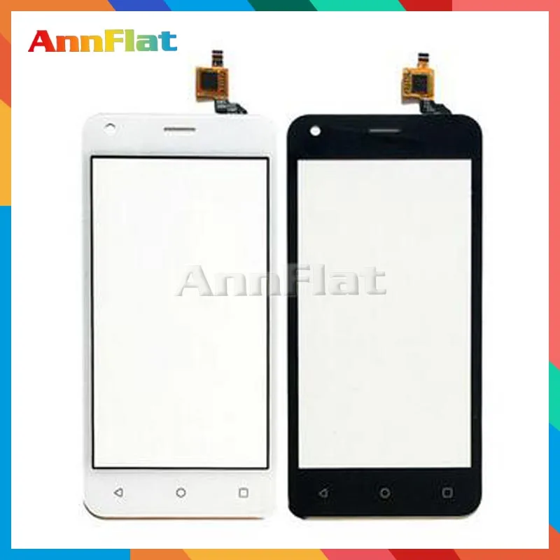 

High Quality 4.5" For Fly FS454 Touch Screen Digitizer Front Glass Lens Sensor Panel Black White Free shipping