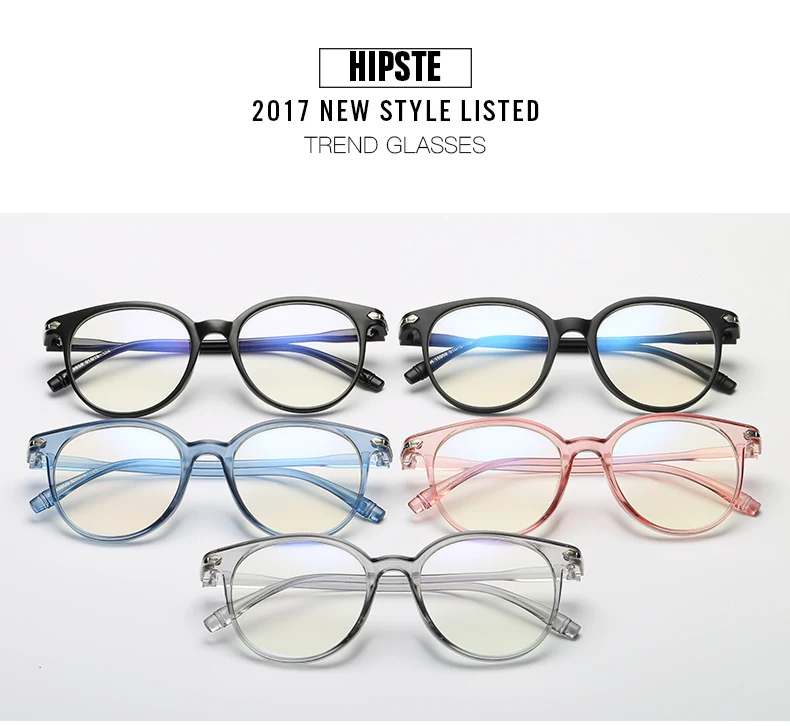 Glasses Women's Fashion Design Luxury Brand Glasses Pc Material Trendy Fashion Classic Elliptical