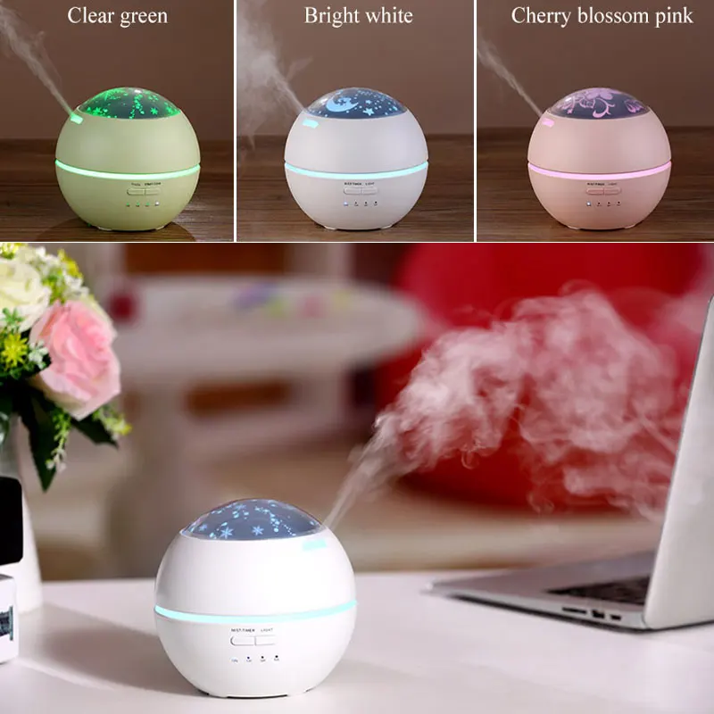 

TBonlyone 150ML Projector Ultrasonice Diffuser Aroma Lamp Mist Maker Electric Aroma Air Humidifier Aroma Essential Oil Diffuser