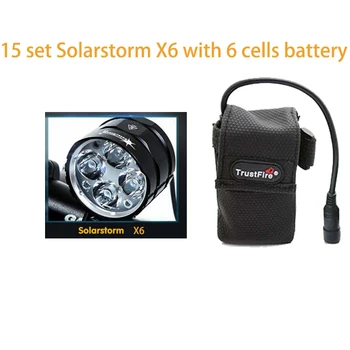 

15 set Solarstorm X6 with 6 cells battery
