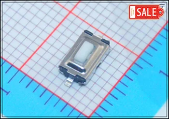 

Small Batch (100Pcs/lot) 3mm*6mm*2.5mm SMD White Micro Push Button Tactile Tact Momentary Electronic Switch, ROHS