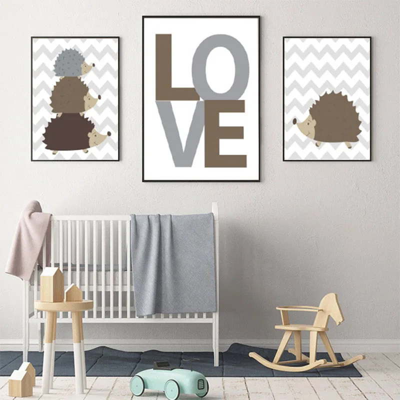 hedgehog nursery decor