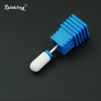 

Rolabling 10PCS Nail Drill Bit Electric Nail Drill Machine Accessories Milling Cutters Manicure Set Pedicure Tools Ceramic File