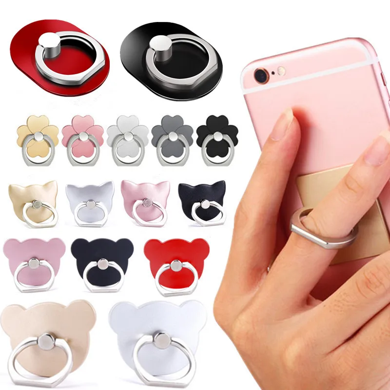 NEW Universal Finger Ring Mobile Phone Smartphone Stand Holder For iPhoneX 6 Xiaomi Samsung Smart Phone IPAD MP3 Car Mount Stand