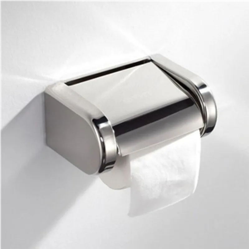 

Toilet Paper Holder Stainless Steel Storage Bathroom Paper Towel Dispenser
