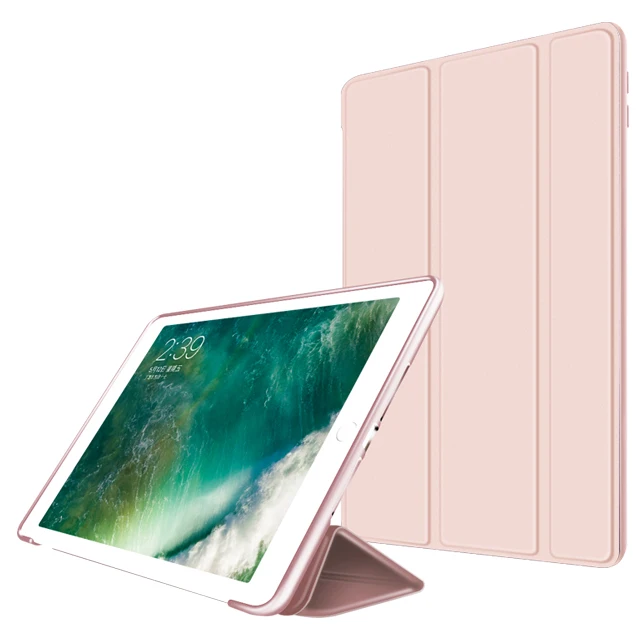 Чехол для iPad 9,7 Магнитный стенд PU кожаный чехол силиконовый мягкий чехол для iPad 6th 5-го поколения Чехол - Цвет: Rose Gold