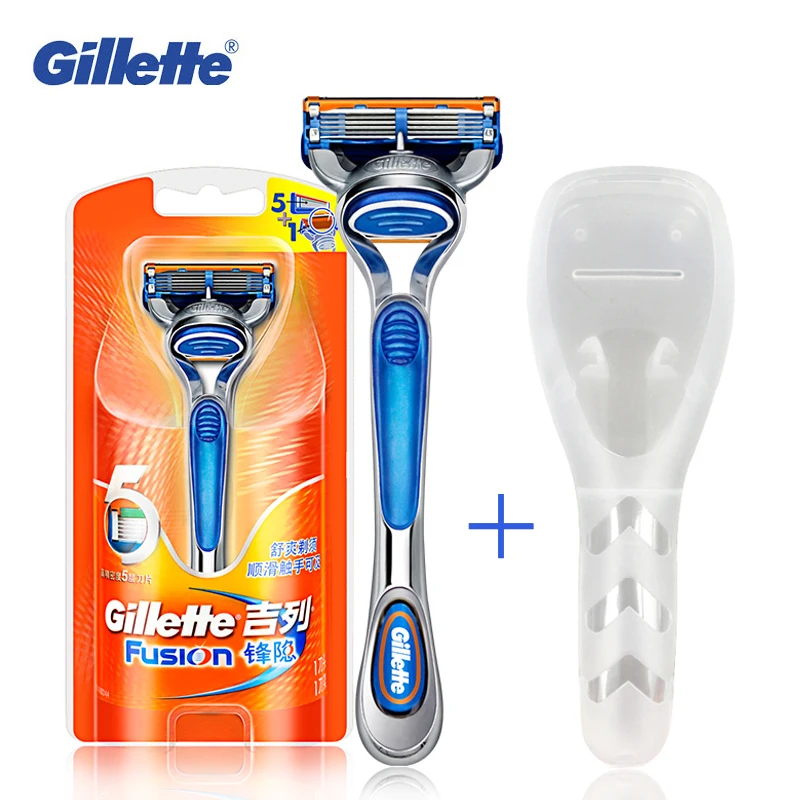 Gillette Fusion Razor Beard Shaver for Men Straight Razors Blade Travel box Storage Case Covering
