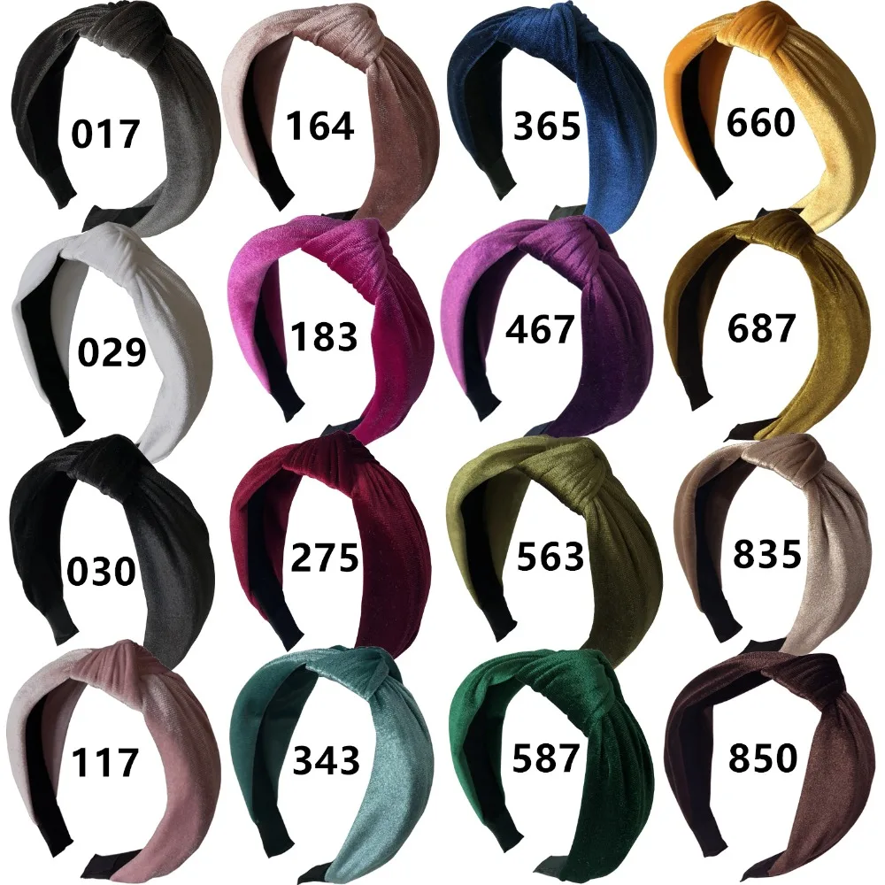 velvet heaband 16 colors