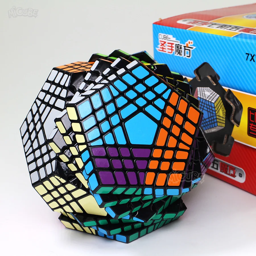 Shengshou Megaminxeds 7x7x7 Teraminx волшебный куб головоломка 7x7 профессиональный куб додекаэдра Твист Головоломка Развивающие игрушки