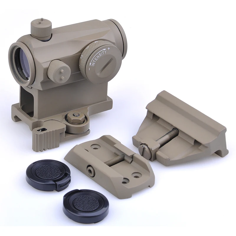 

Tactical Mini 1X24 T1 Red Green Dot Sight Illuminated Sniper Rifescope With Offset Rail Mount,QD Mount & Low Mount Hunting