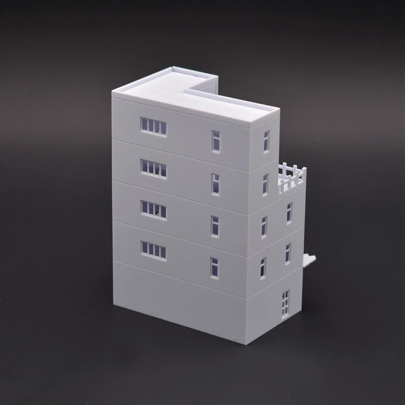 DIY модель для создания пейзажа здания поезд макет для ABS дом игрушки для архитектурной