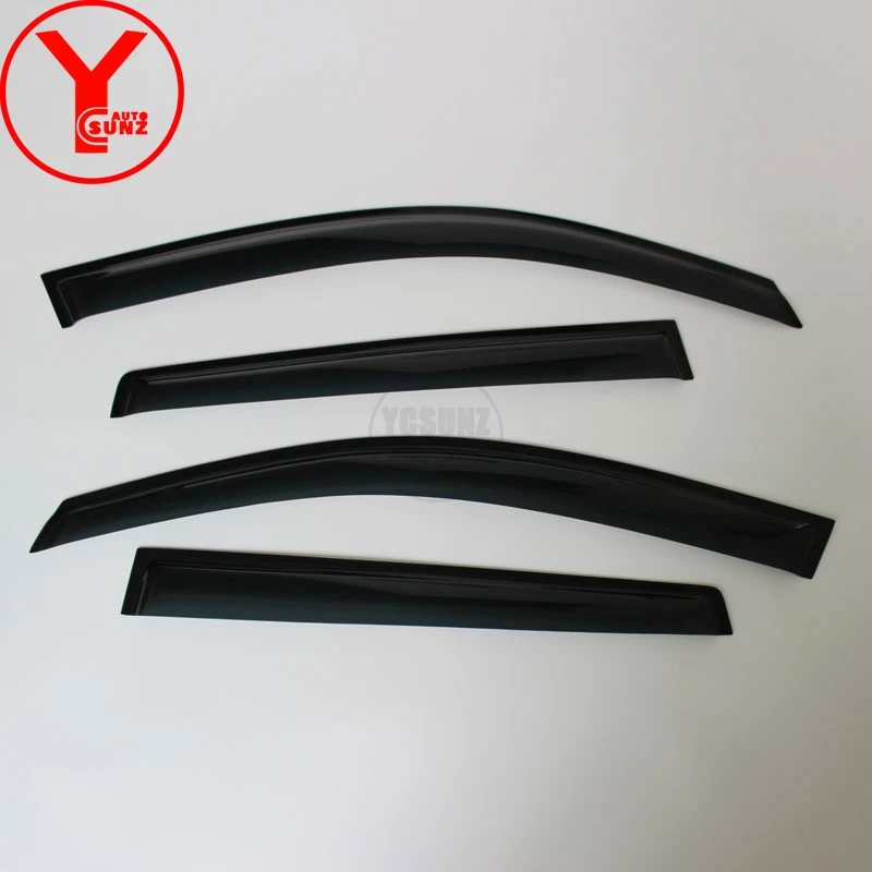 ABS window deflector for mitsubishi outlander accessories door window visor for mitsubishi outlander 3 YCSUNZ