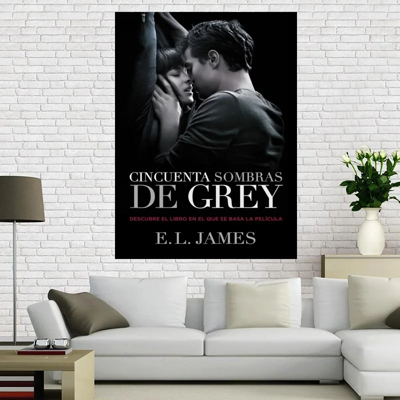 Custom canvas poster Fifty Shades of Grey Art painting Big Size poster ...