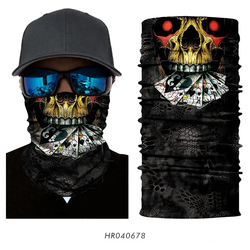 Buy 3D Seamless Magic Headband Tube Neck Warmer Face