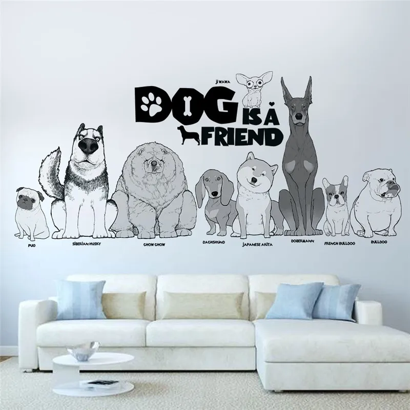 Lovely Dog Friend Wall Sticker Living Room Bedroom Pet | lovely dog friend wall sticker living room bedroom pet Lovely Dog Friend Wall Sticker Living Room Bedroom Pet | lovely dog friend wall sticker living room bedroom pet