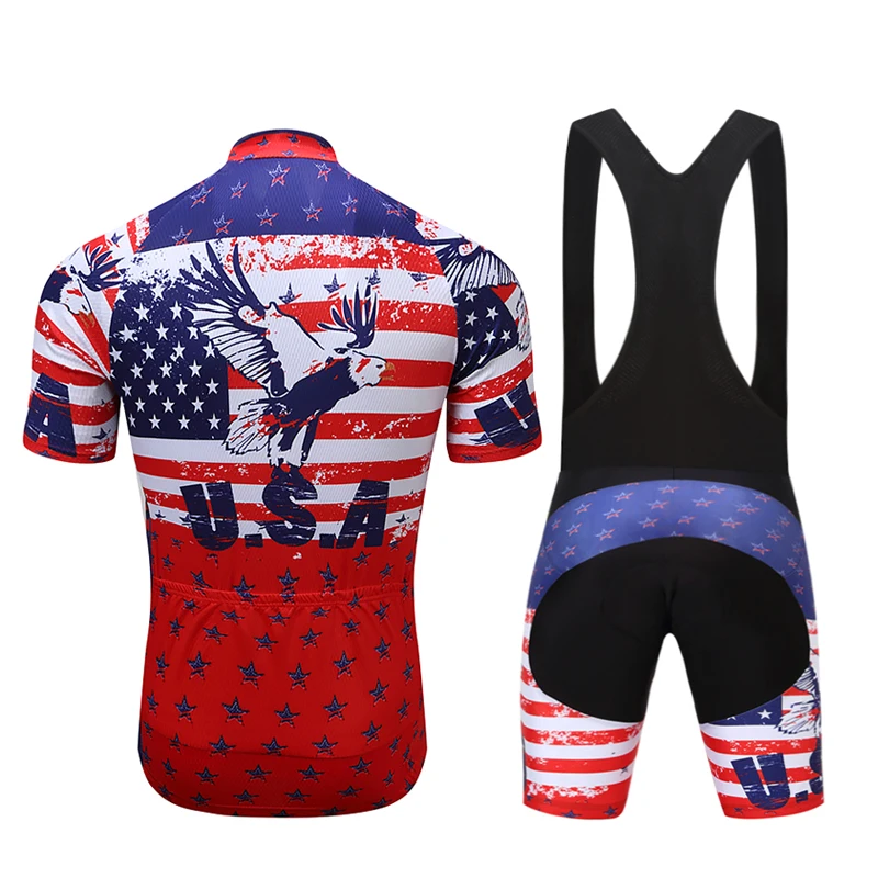 Pro US team Велоспорт Джерси Набор Мужская одежда для горного велосипеда Спортивная одежда для шоссейного велосипеда MTB костюм рубашки платье ретро-одежда комплект