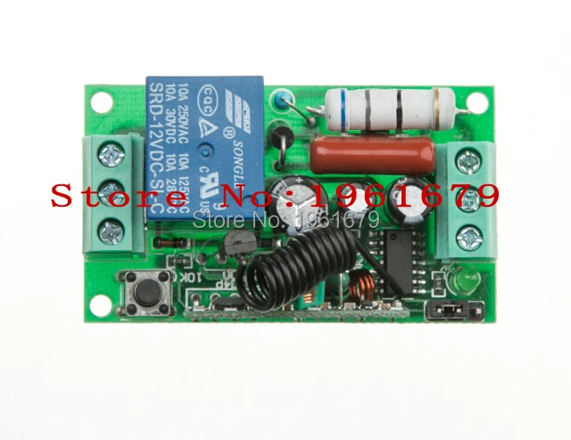 AC 220 V 10 A 1 канал RF беспроводной пульт дистанционного управления 4 шт. приемник и 4 шт. передатчик 315 МГц или 433 МГц