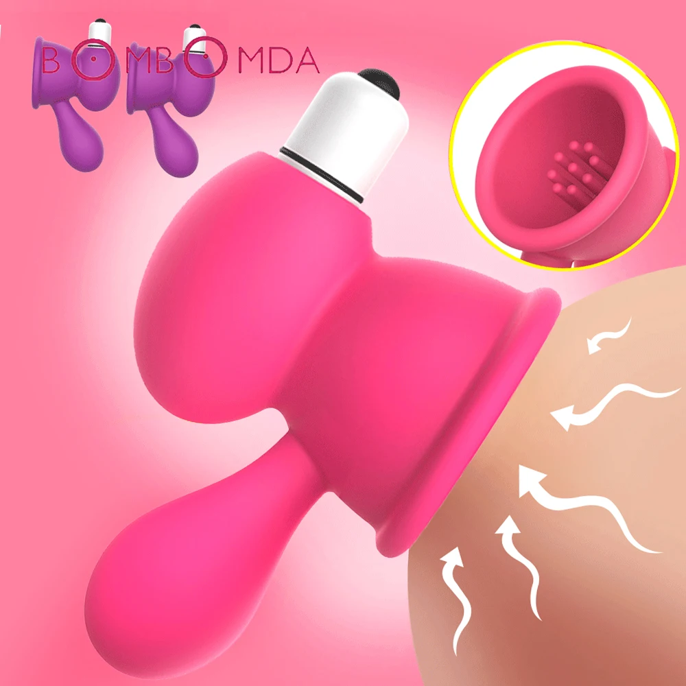 Nipple Stimulation Vibrator Breast Enhancer Nipple Sucker Breast Feeding Clitoris Massager Adults Sex Toys For Women Masturbator (21)
