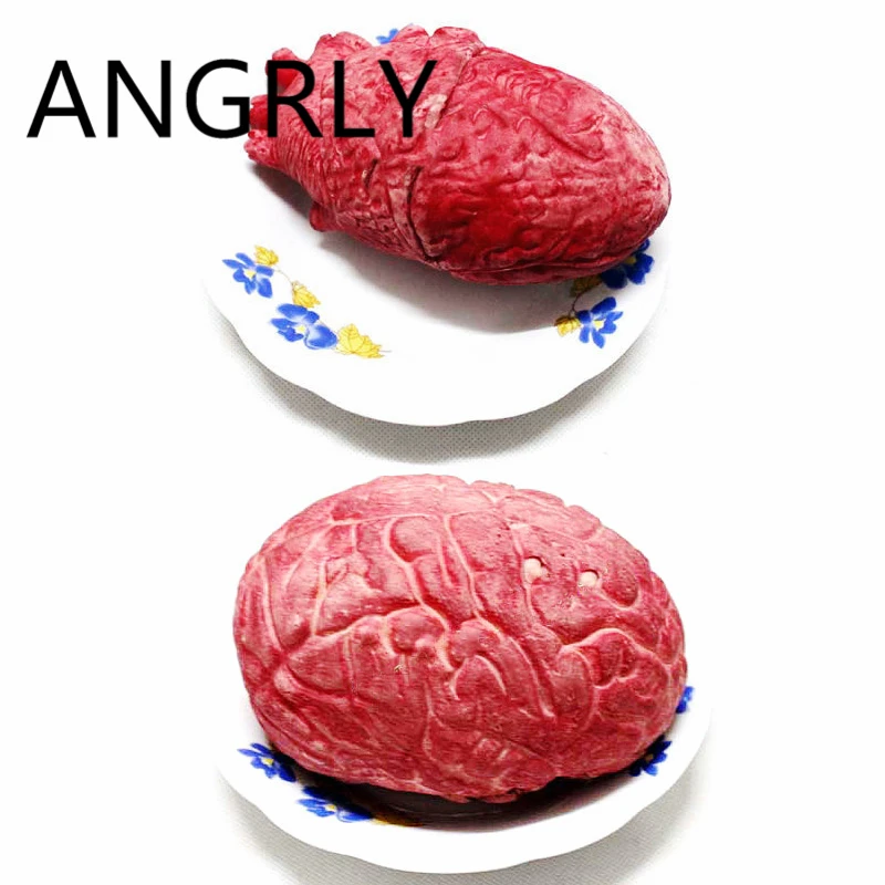 Игрушки на Хэллоуин страшное украшение страшный реалистичный реквизит для мозга