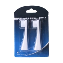 Kemei 2 шт. электрическая зубная щетка головки мягкая щетина Замена зубная щетка для ES-228