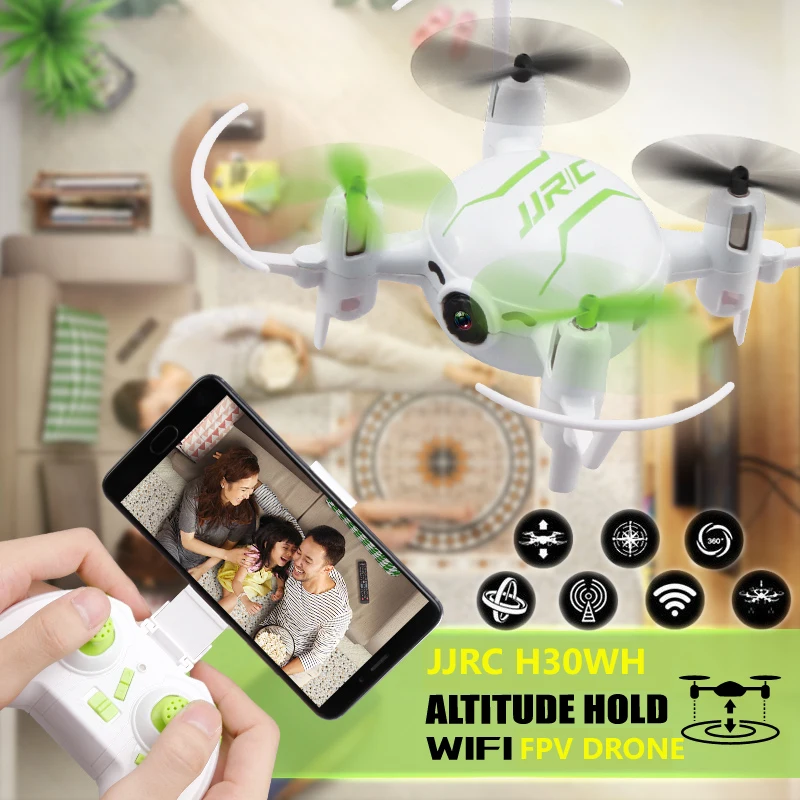 

JJRC H30WH Quadcopter camara Drones Com Camera Headless Mode FPV Drons With Camera HD WIFI Quadrocopter Rc Helicoptero