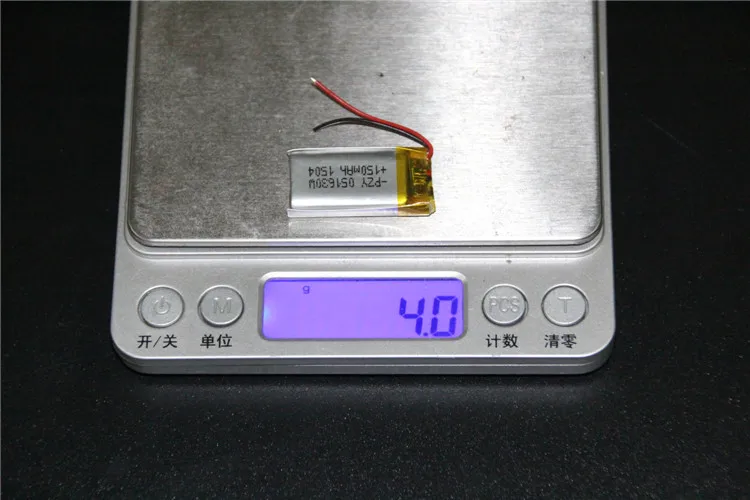 SBH52 smart bluetooth гарнитуры 3.7 В литий-полимерный аккумулятор 501630 core 150 мАч MP3 Перезаряжаемые литий-ионный аккумулятор