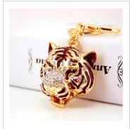 Fashionable Accessory Key Ring Shiny Rhinestone Decoration Fish Shape Pendant Keychain Glitter Phone Car Wallet Bag Keychain