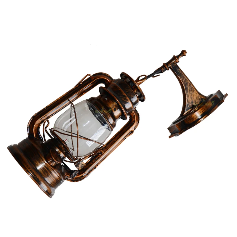  Vintage Loft Kerosene Wall Lamps Iron Metal Light Fixtures Country Classic Living Bedroom Rural Ret - 32854757528