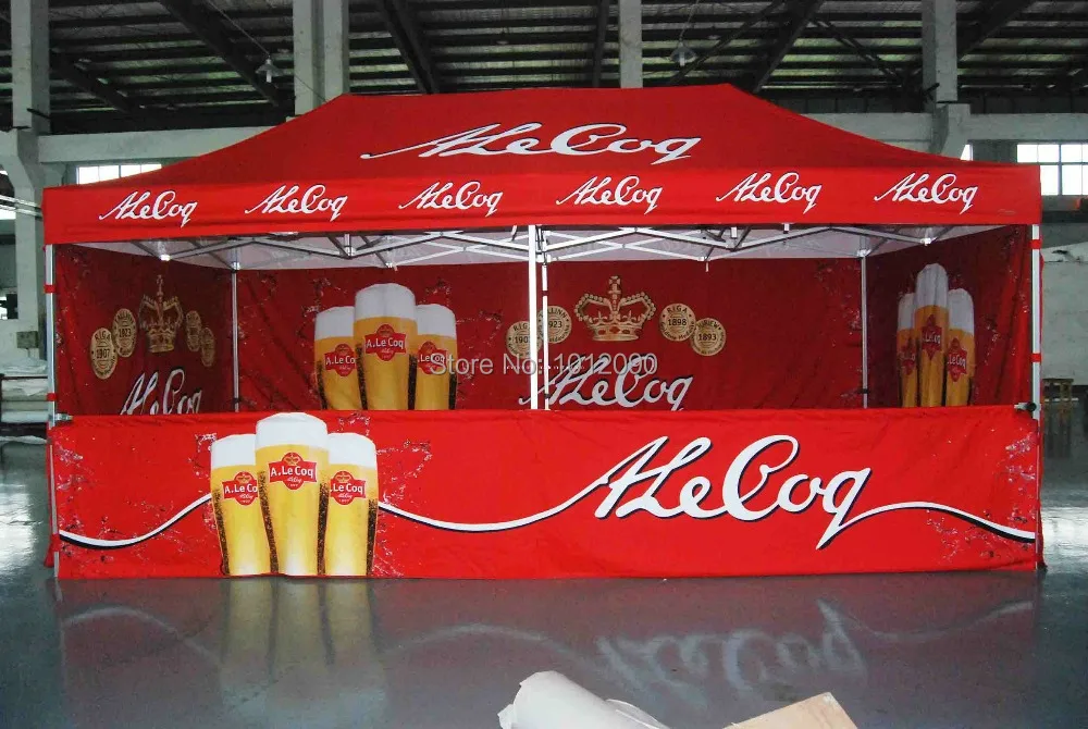 

1piece 3*6M advertising Pop Up tent and 3 sides walls with free shipping