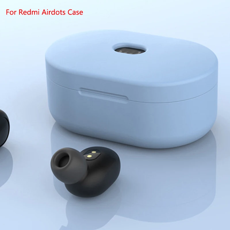 

Earphone Case For Redmi Airdots Silicone Cover Wireless Bluetooth Headphone For Redmi Airdots Pouch Protective For Airdots Case