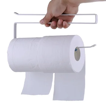

Door Hanger Bathroom Roll Toilet Paper Holder Paper Towel Rack Iron Tissue Holder Hanging Cabinet Kitchen Floating Shelf
