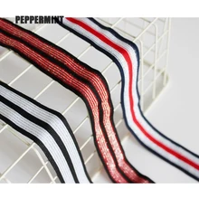 1yard 3cm Stripe Tape Lace Silver Mixed Trim Clothing Side Ribbon Stretch Band Lace Ribbon braid Webbing DIY Sewing Accessory 1yard 3cm Stripe Tape Lace Silver Mixed Trim Clothing Side Ribbon Stretch Band Lace Ribbon braid Webbing DIY Sewing Accessory