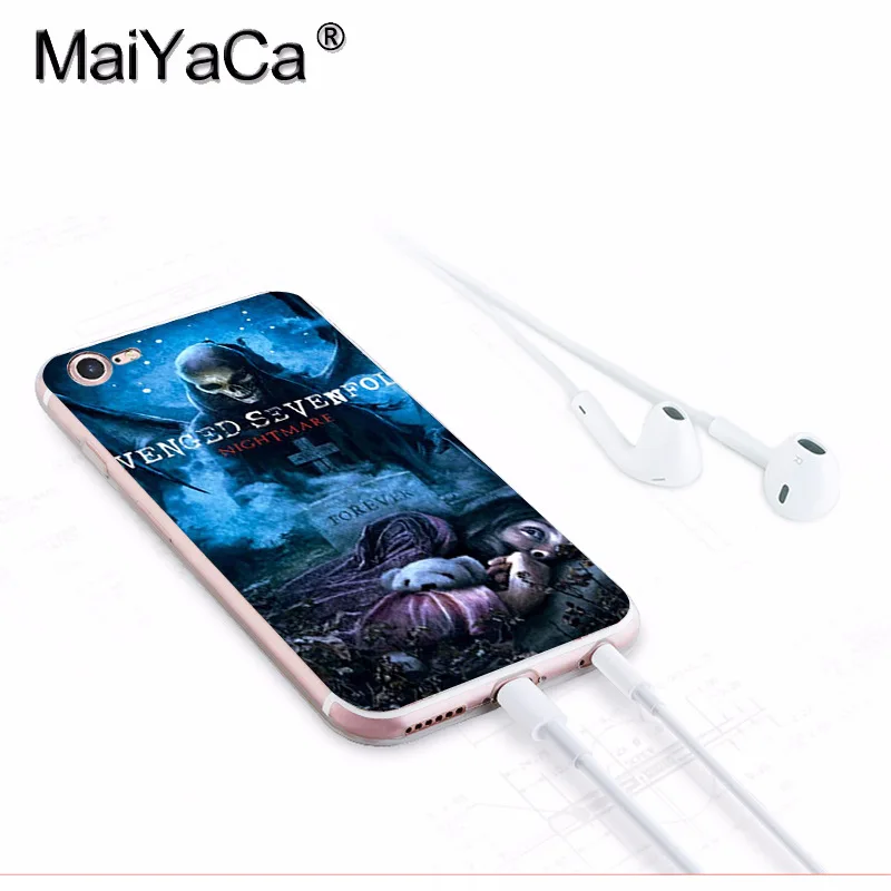 MaiYaCa Avenged Sevenfold роскошный резиновый чехол для телефона iphone 11 pro 8 7 66S Plus X 10 5s SE XS XR XS MAX Coque Shell