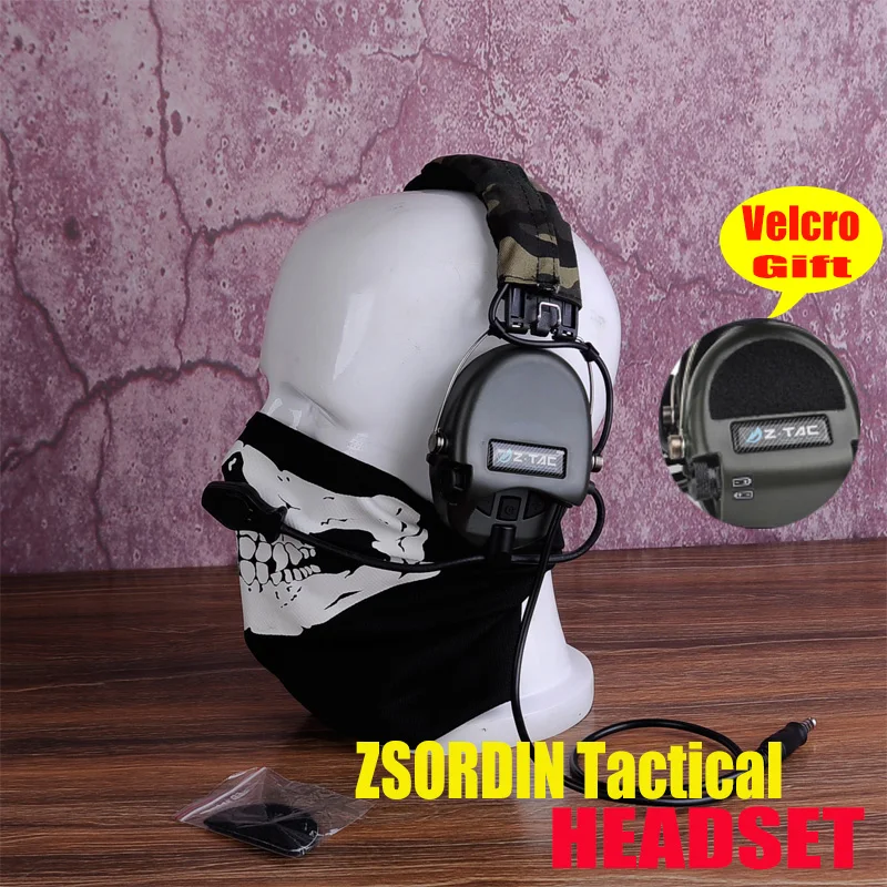 

Element Z-TAC anti-noise Sordin tactical Headset for Airsoft Hunting ( z111)
