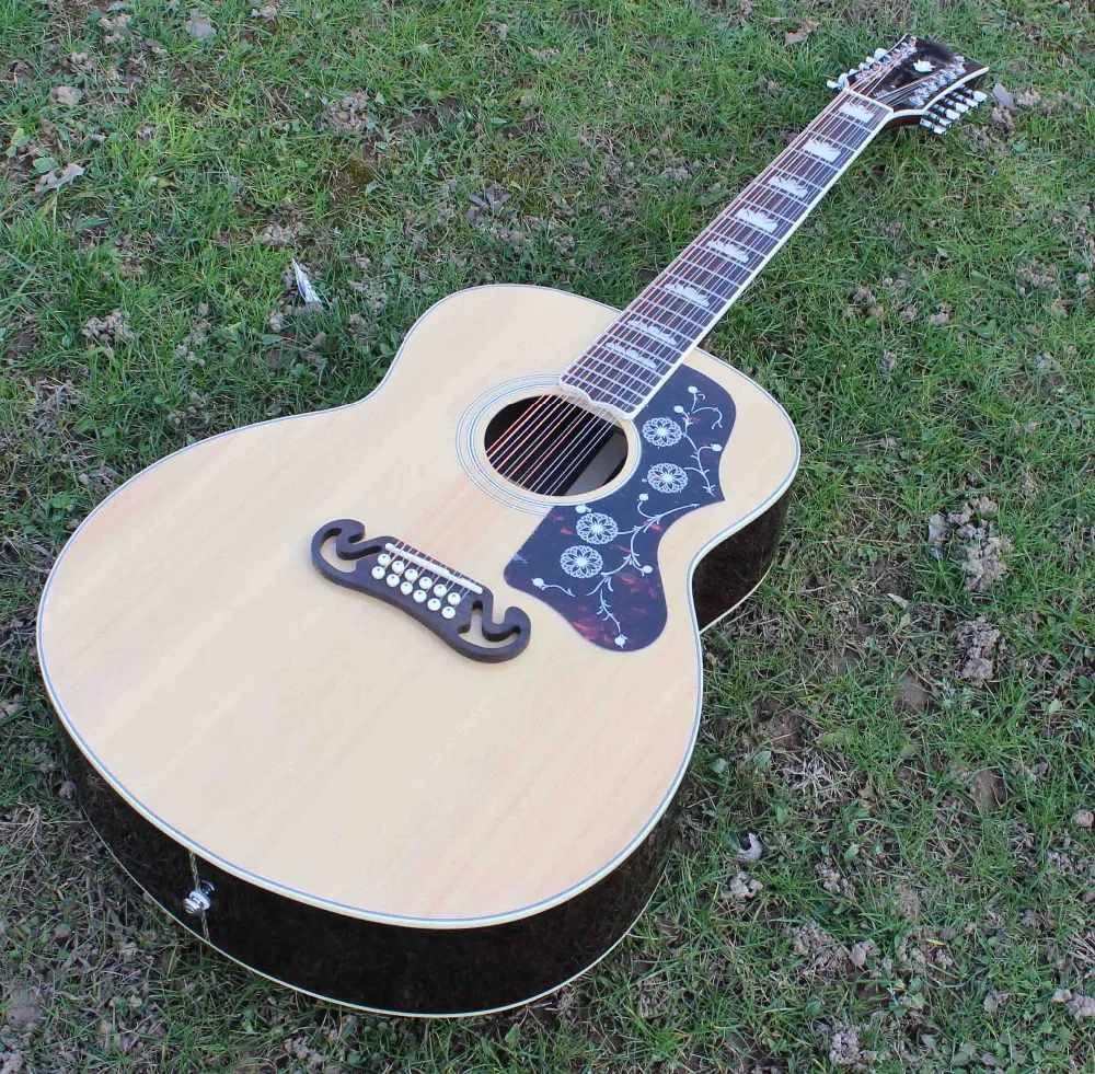 Buy 2016 new arrival 12 String Acoustic guitars jumbo
