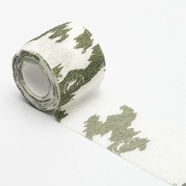 Outdoor Camouflage Bandage Infusion Bandage Wrapping Medical Tape Self-sticking Elastoplast 2.5-15CM Width 4.5M Length Non-woven