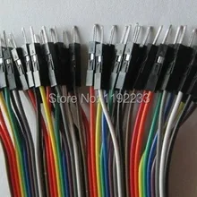 40 шт в ряд Dupont кабель 21,5 см 2,54 мм 1pin 1 p-1 p мужской джемпер провод для Arduino оптом/в розницу