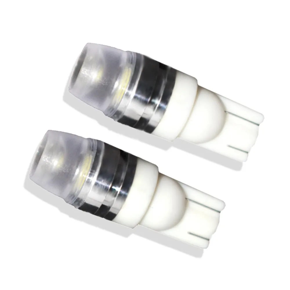 

10pcs T10 Bulbs White 12v 192 168 194 Wedge W5W High Power 1W 6000K LED Light Bulbs Xenon Parking Bulb Auto Wedge Clearance Lamp